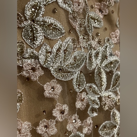 👗 NWT! Mac Duggal Floral Embroidered Corset Dress - Picture 8 of 12